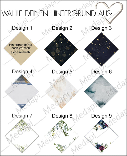 Krawatten Patch Applikation personalisiert mit Wunschtext und Grafik