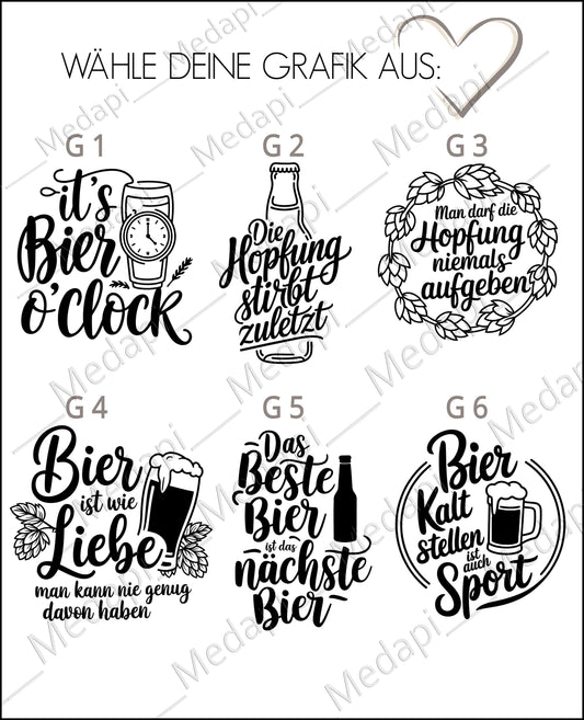 Weizenglas mit Gravur Bier Sprüche Cool Männer Bierglas