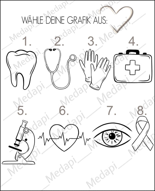 Trinkglas mit Gravur für Zahnarzthelferin Arzt ZFA Wasserglas personalisiert Geschenkidee MFA Geschenk Kollegen Chef Medizin Berufe