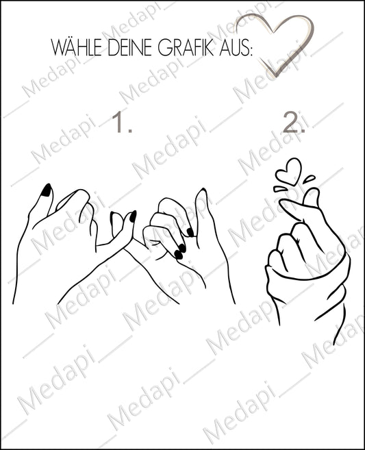 Trinkglas mit Gravur Namen personalisiert Wasserglas Geschenkidee Beste Freundin Geschenk BFF Besties Freundschaft Herzensmensch Geburtstag