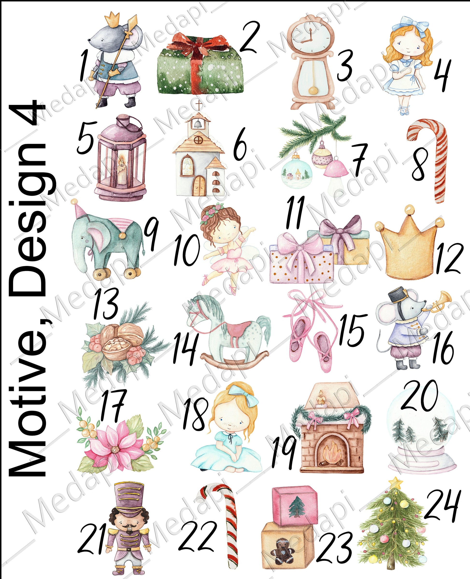 Viele Designs Adventskalender personalisiert Kinder | Säckchen Leinen Stoff zum befüllen |Weihnachtsgeschenk DIY Advent Weihnachten Kalender