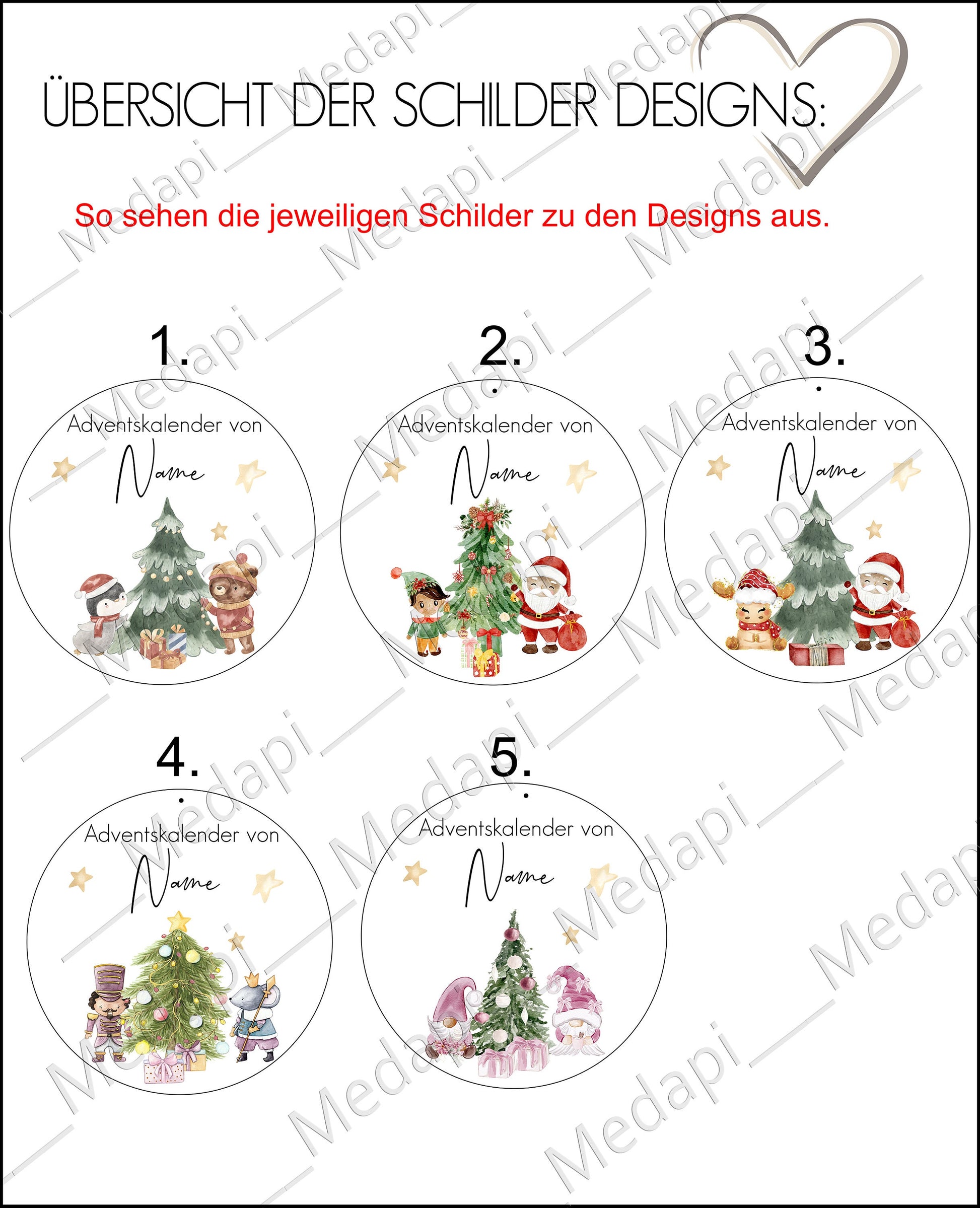 Viele Designs Adventskalender personalisiert Kinder | Säckchen Leinen Stoff zum befüllen |Weihnachtsgeschenk DIY Advent Weihnachten Kalender