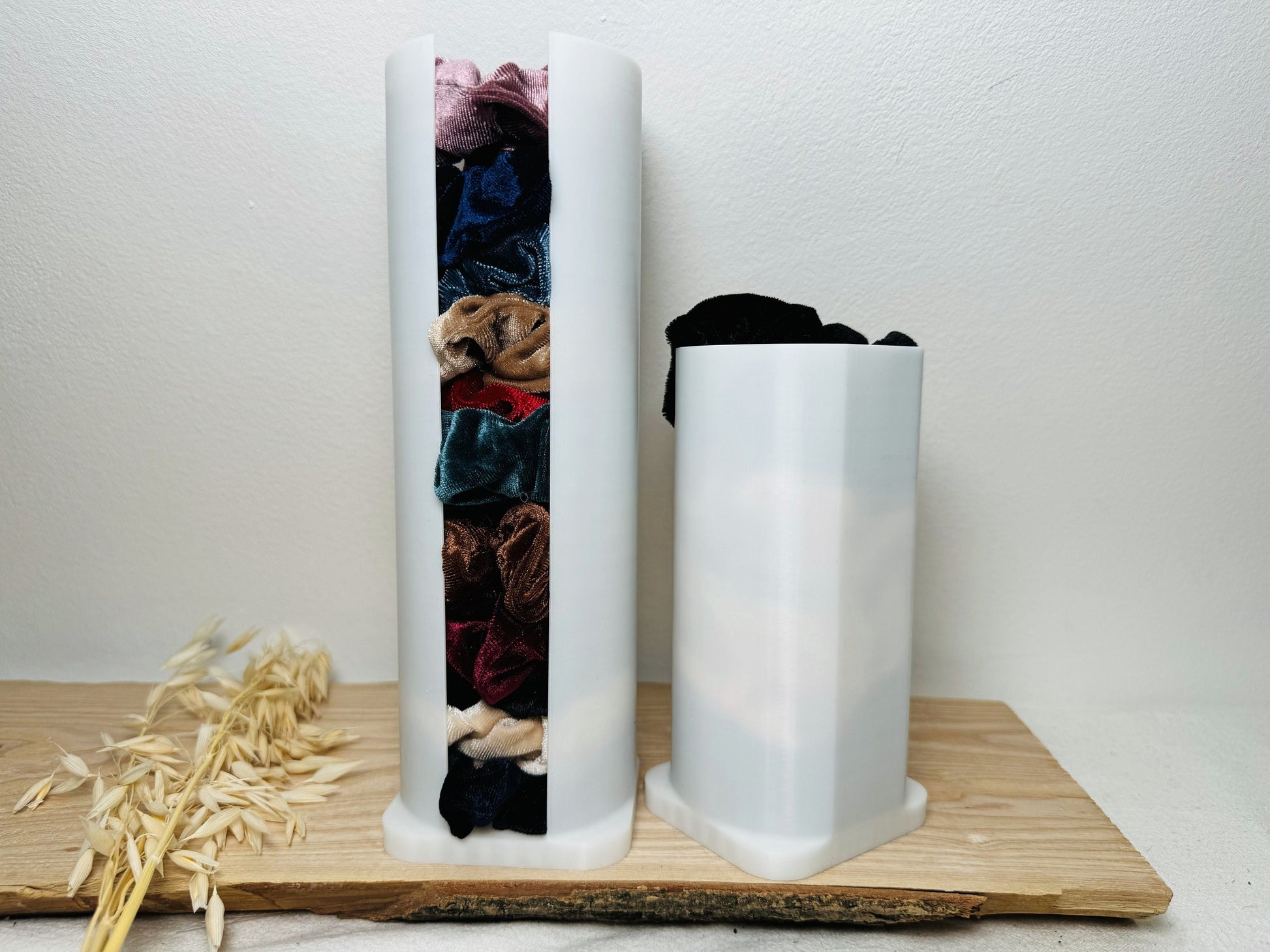 Scrunchie Halter für Haargummi Zopfgummi Scrunchieständer Holder 3D Druck Ordnungssystem in 2 Größen Haargummi Ständer für Mädchen Frauen