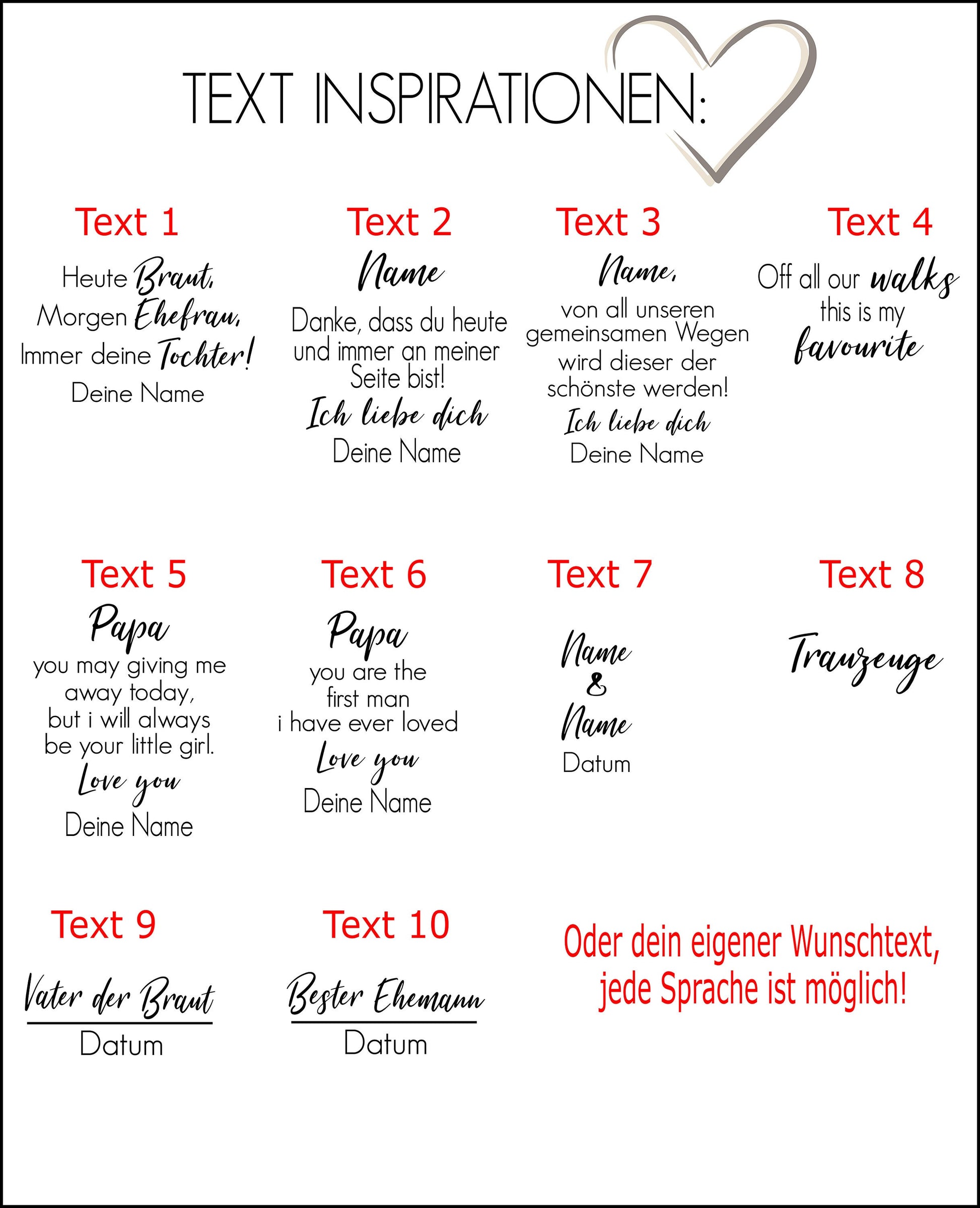 Krawatten Patch Applikation personalisiert mit Wunschtext und Grafik