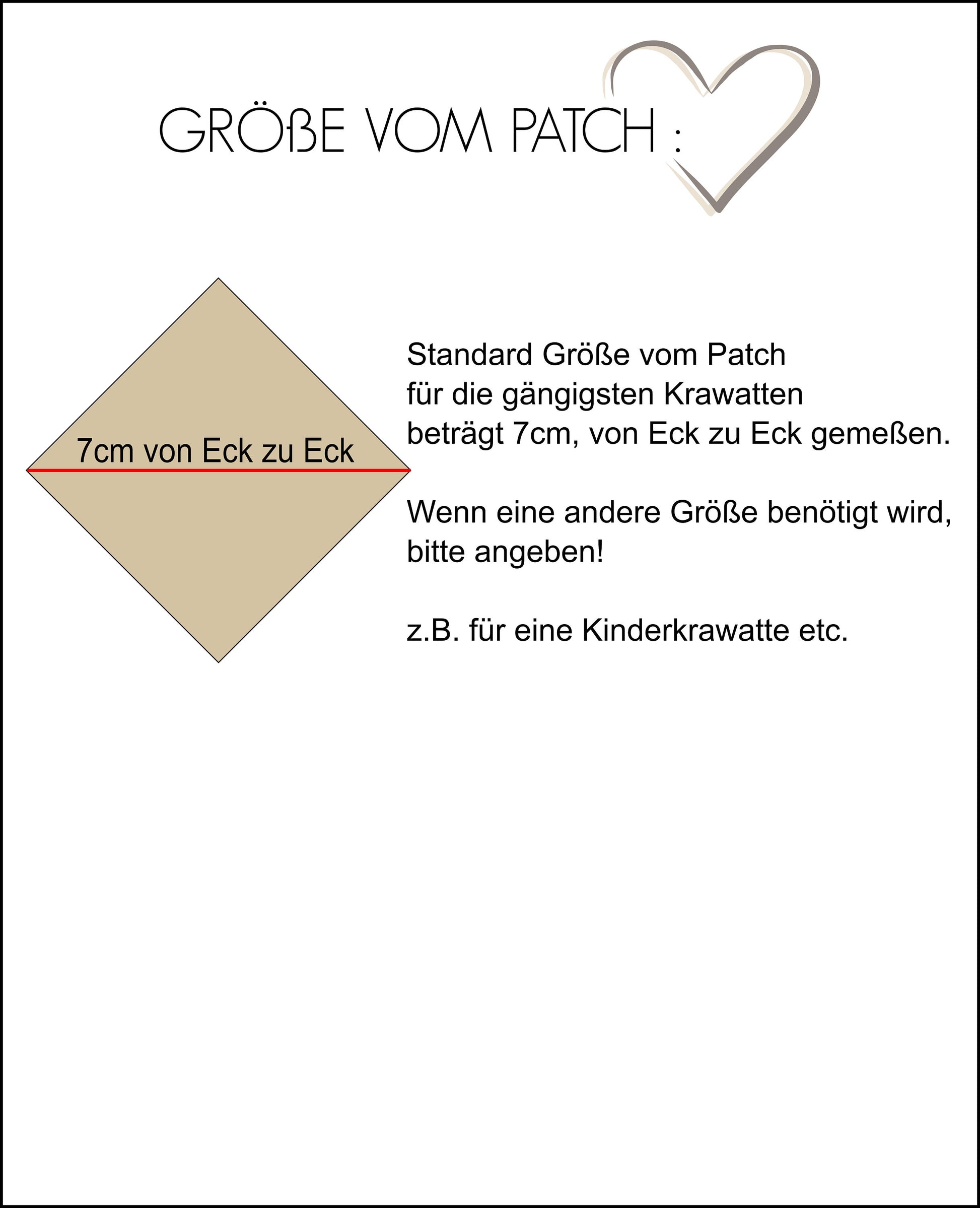 Krawatte Patch personalisiert mit Foto und Wunschtext | Für den Brautvater Papa Trauzeugen Geschenkidee zur Hochzeit Bräutigam Applikation