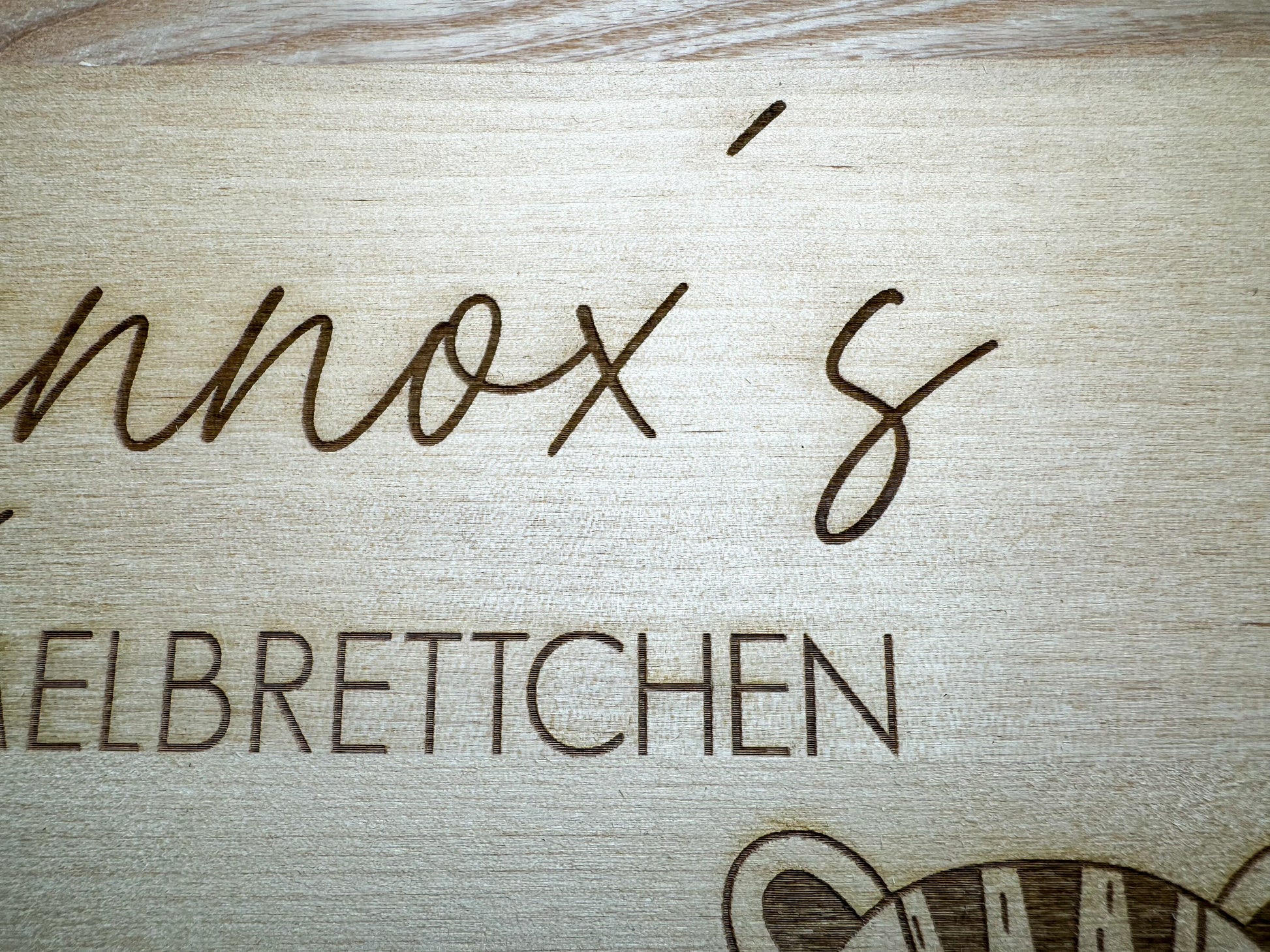 Frühstücksbrett personalisiert mit Name Wunschtext | Holzbrett Lasergravur | Geschenk Geburt Babygeschenk Taufe Vesperbrett | Tiere Cute