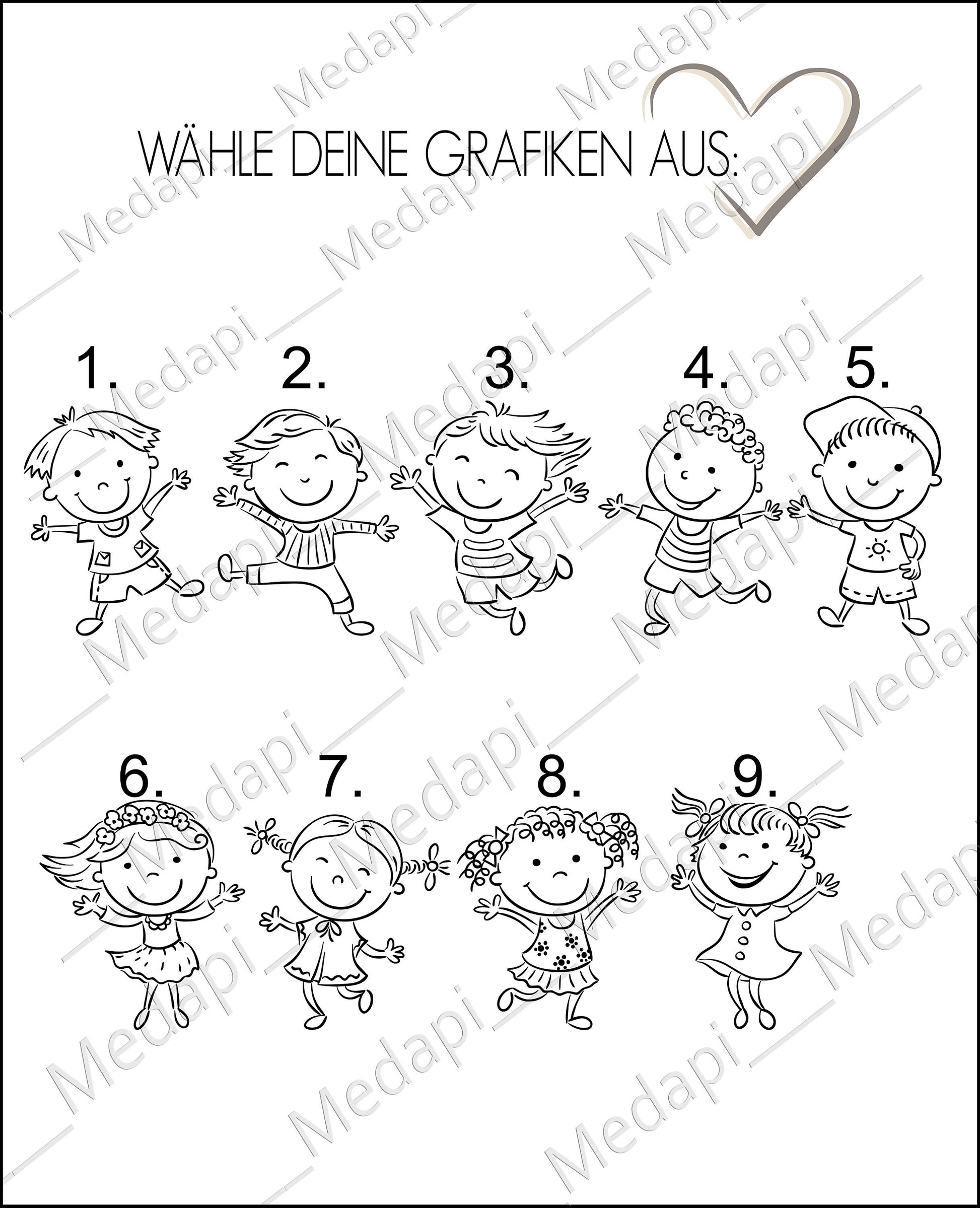 Schneidebrett Abschiedsgeschenk Kindergarten Schule Kinder minimalistisch & Handschrift