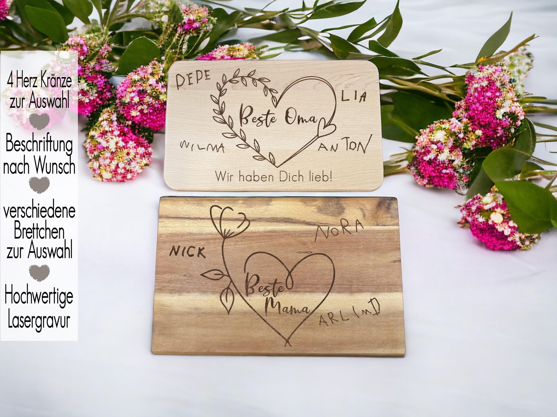 Schlüsselanhänger personalisiert Paar Love Herz Hände | Anhänger mit Namen Pärchen | Gravur auf Edelstahl Paargeschenk Valentinstag Couple