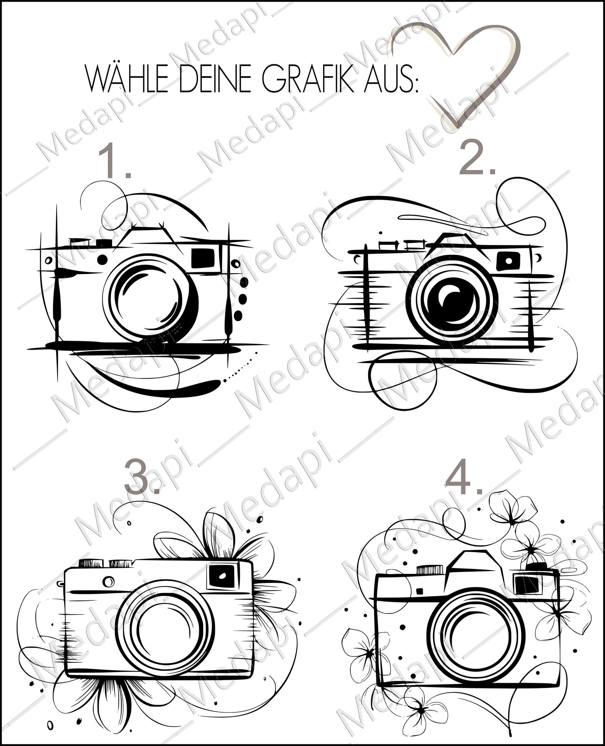 Trinkglas mit Gravur Name Wunschtext Kamera Wasserglas personalisiert Geschenkidee für Fotografen Dienstleister Hochzeit Baby Fotografie