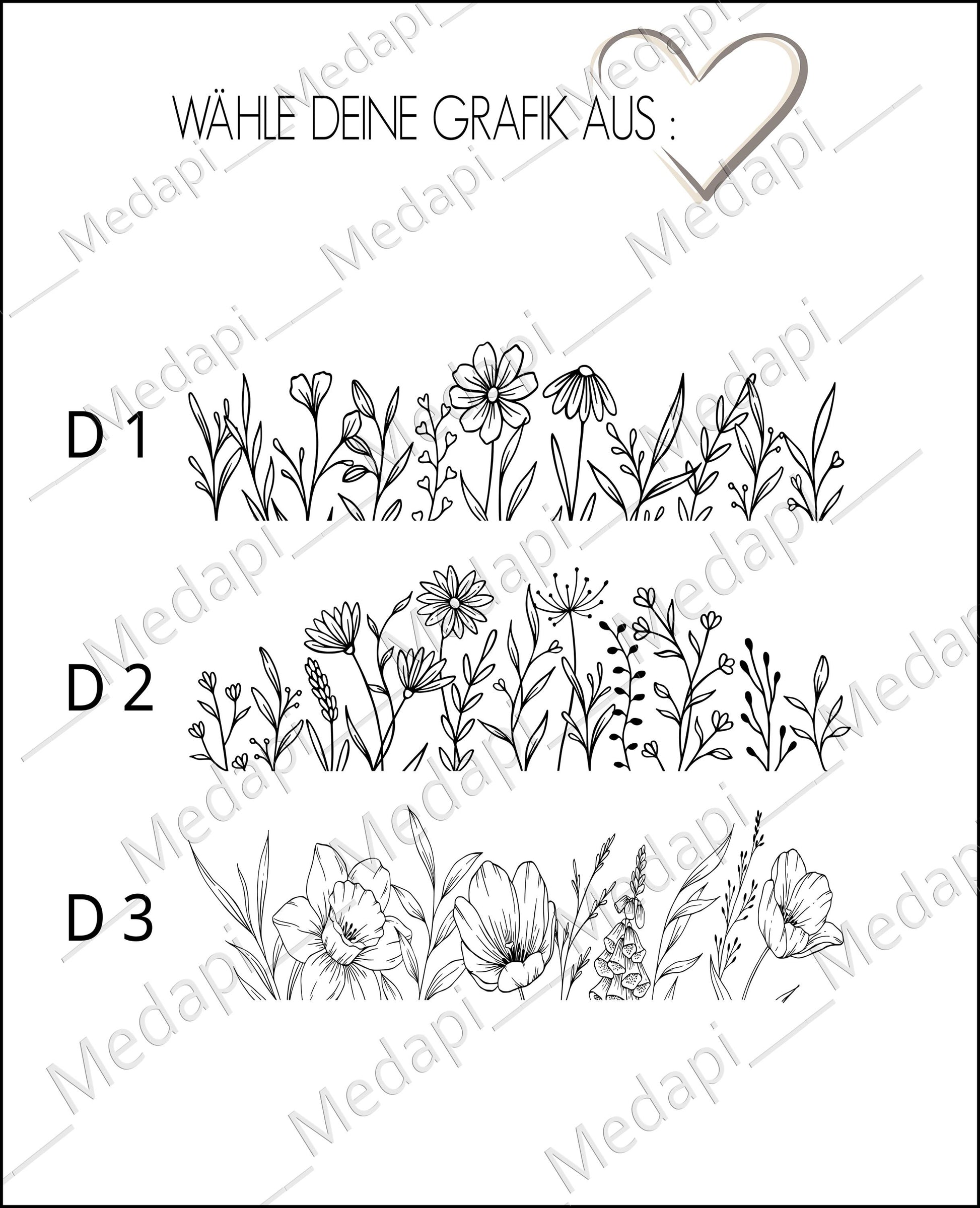 Große Schieferplatte mit Gravur Schild | Abschiedsgeschenk Kindergarten Kita Schule Rustikal mit Blumen und Namen Kinder Tafel Wildblumen