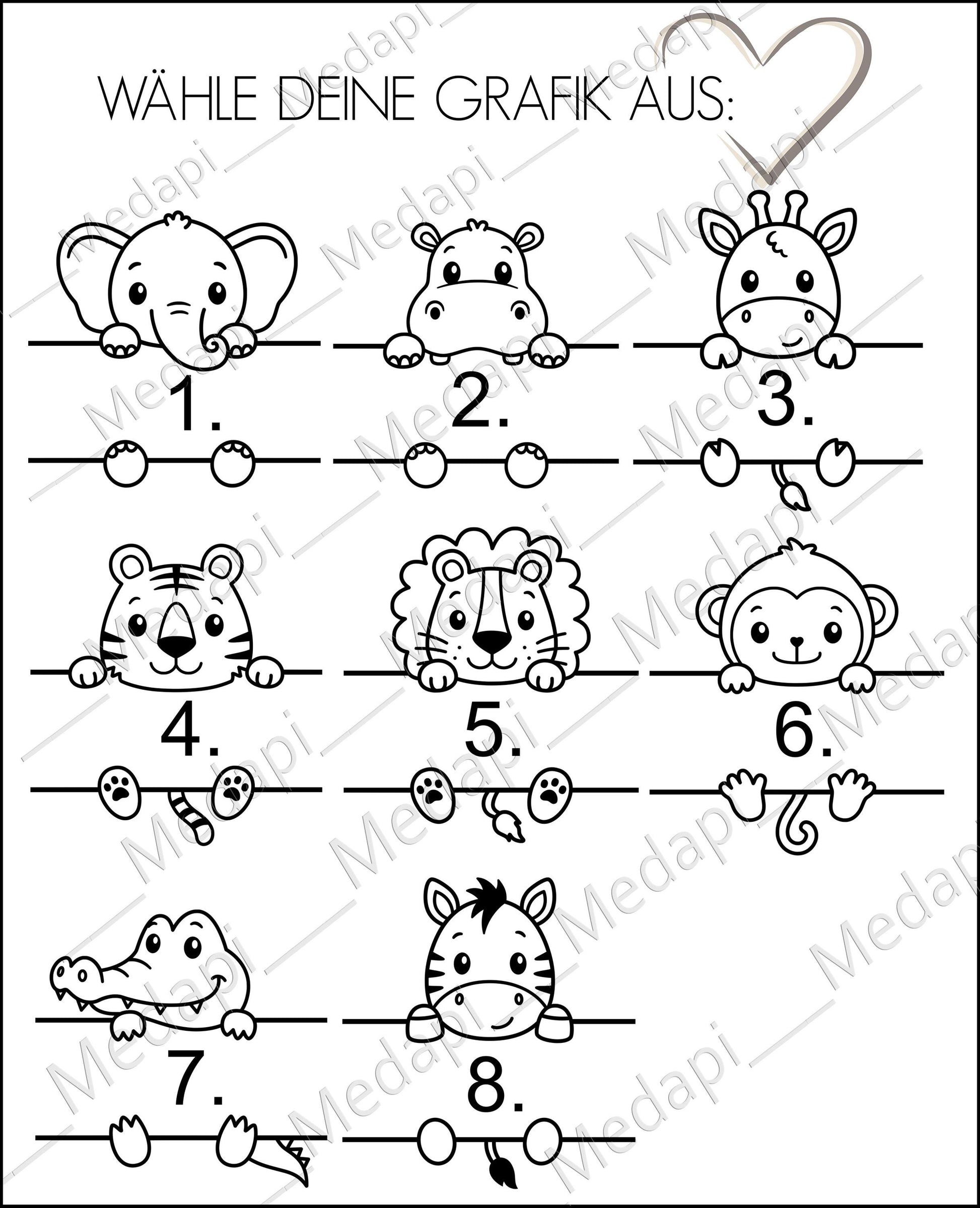 Kork Untersetzer für Gläser personalisiert Gravur Kinder Glasuntersetzer Taufe Gastgeschenk Mitgebsel Geburtstag Platzkarte Waldtiere Bär